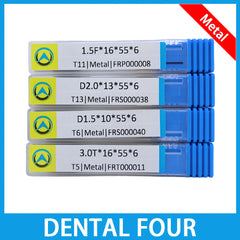Dental Four DF400/DF600 6mm Shank Tools 55mm Special for Milling Titanium, Cocr