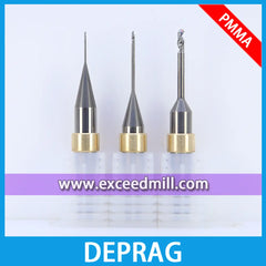 DEPRAG 6mm Shank CADCAM Tools Special for PMMA, PEEK, Wax