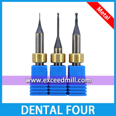 Dental Four DF400/DF600 6mm Shank Tools 55mm Special for Milling Titanium, Cocr