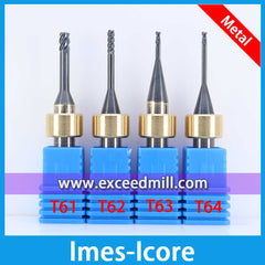 Imes-Icore CAD/CAM 6mm Shank Tools Torus for Titanium,COCR T61/T62/T63/T64