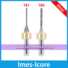 Imes-Icore CAD/CAM T80/T81 6mm Shank Drilling Tools for Machining Titanium, COCR