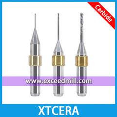 XTCERA CADCAM Tools 6mm Shank Carbide for PMMA, PEEK, Wax, Soft Metal,etc.