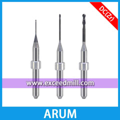 ARUM CAD/CAM Tools 4mm Shank with Diamond Coat Special for Milling Zirconia Disc