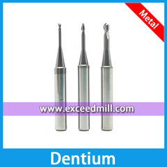 Dentium CAD/CAM Tools 6mm Shank for Milling Titanium, CoCr