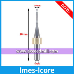Imes-Icore CAD/CAM Tools 6mm Shank with Diamond Coat Special for Milling Zirconia Disc