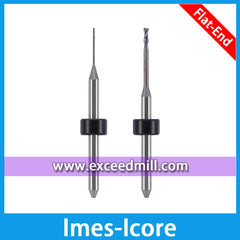 Imes-Icore 3mm Shank Tools Flat-end for Milling Zirconia Implant Abutment
