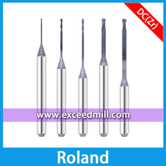 Roland CAD/CAM Tools with Diamond Coat Special for Milling Zirconia Disc