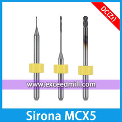 Sirona MCX5 CAD/CAM Tools with Diamond Coat Special for Milling Zirconia Disc
