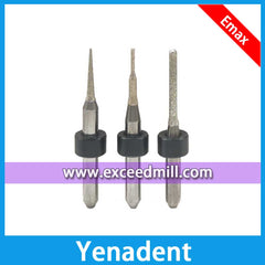 Yenadent CAD/CAM Diamond Grinder Tools for Milling Lithium Disilicate, Glass Ceramics