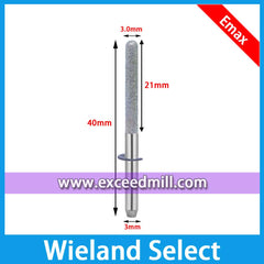 Wieland Zenotec Select Diamond Grinder Tools for Milling Lithium Disilicate, Glass Ceramics
