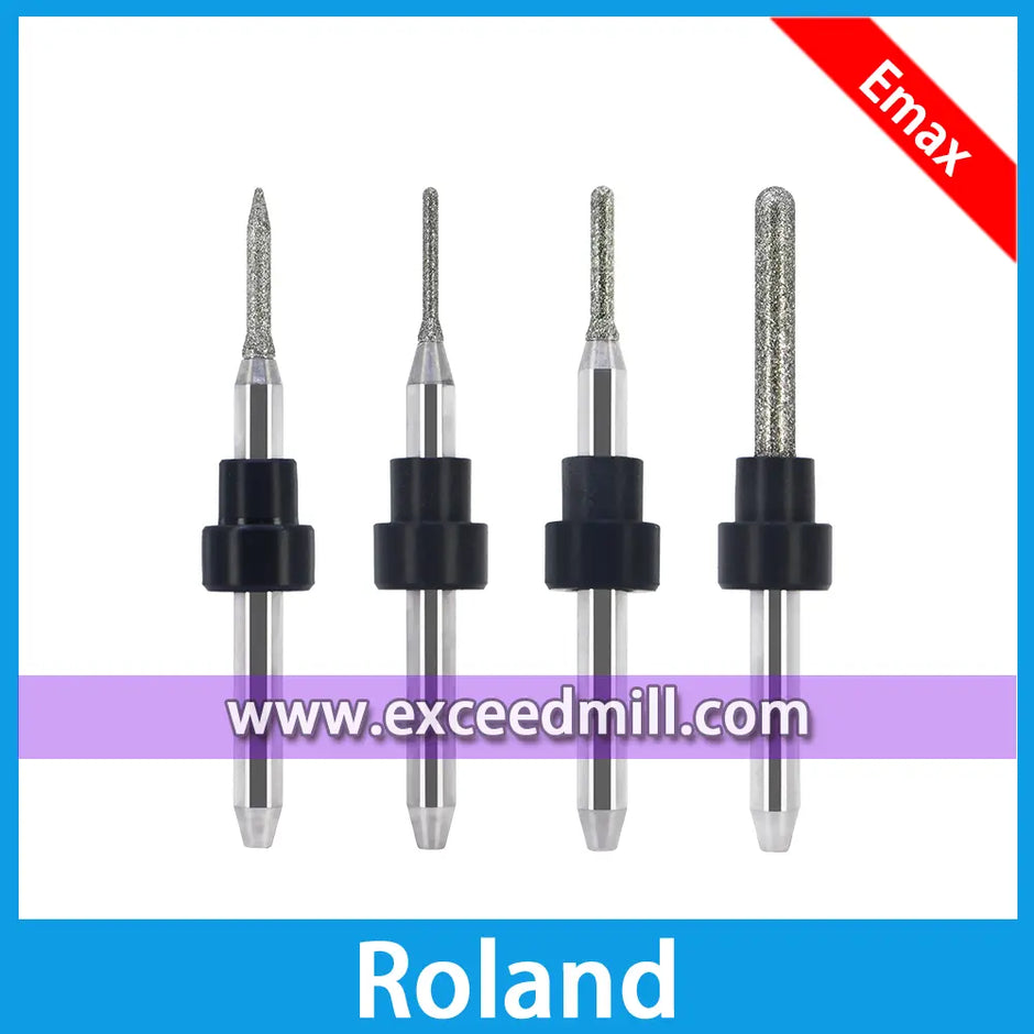 Roland CADCAM Milling Tools FOR DWX-4W, DWX-50, DWX-51, DWX-52,etc