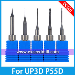 Zirconia Milling Bur CVD Diamond Coat for UP3D P55D with Metal Rings for Auto Tool Change