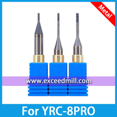 Metal Milling Cutters Compatible with YUCERA YRC-8PRO for Titanium, CoCr