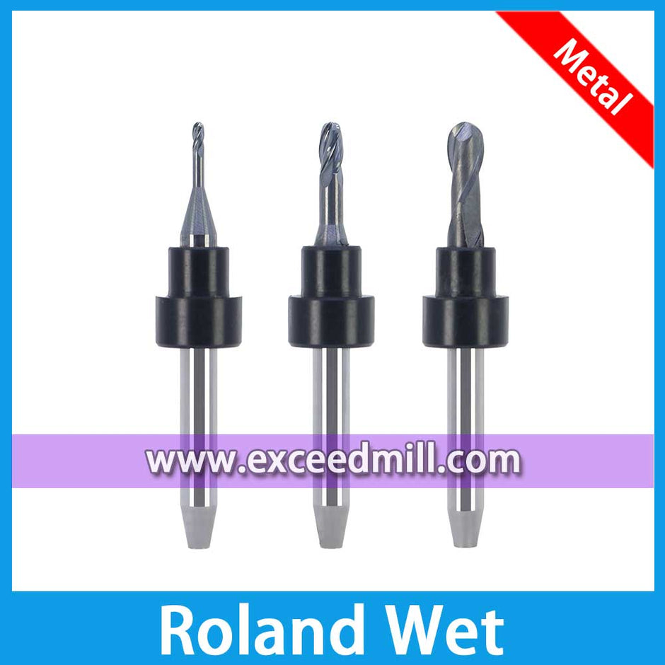 Roland CADCAM Milling Tools FOR DWX-4W, DWX-50, DWX-51, DWX-52,etc