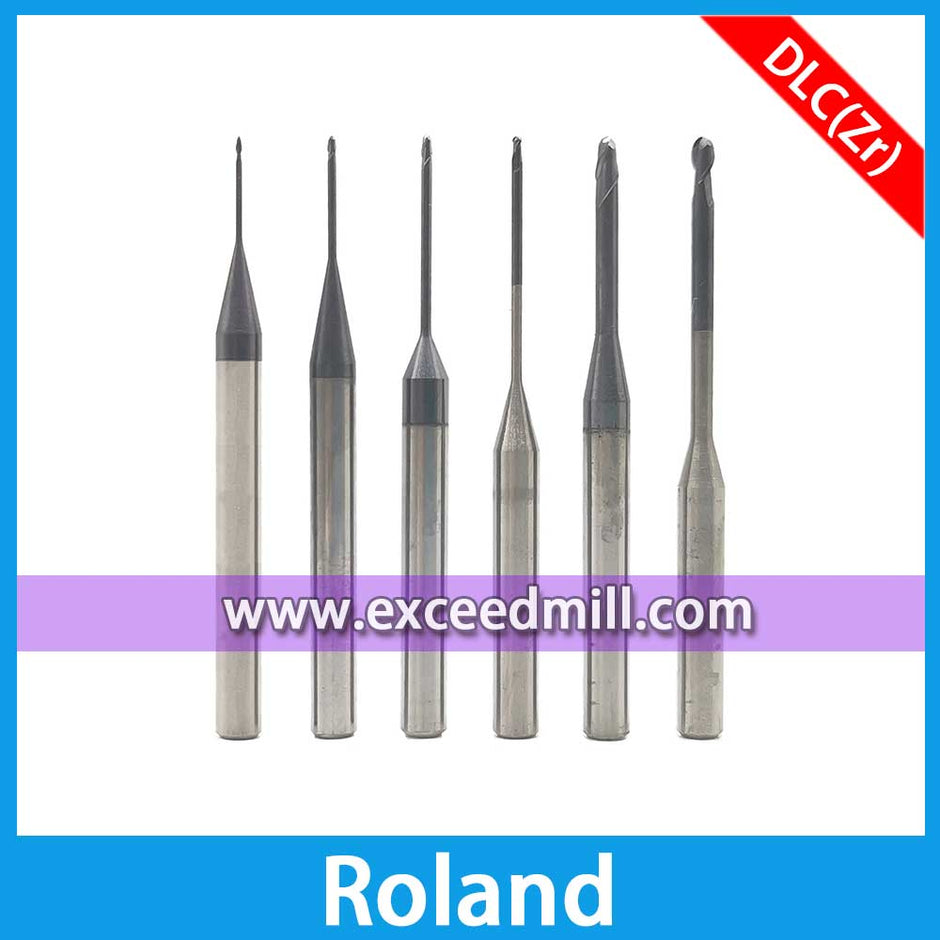 Roland CADCAM Milling Tools FOR DWX-4W, DWX-50, DWX-51, DWX-52,etc