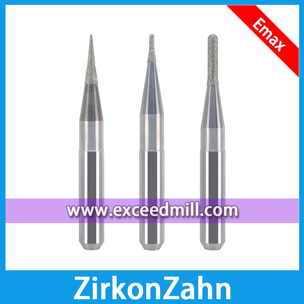 ZirkonZahn M1 CAD/CAM Diamond Grinder Tools for Milling Lithium Disili